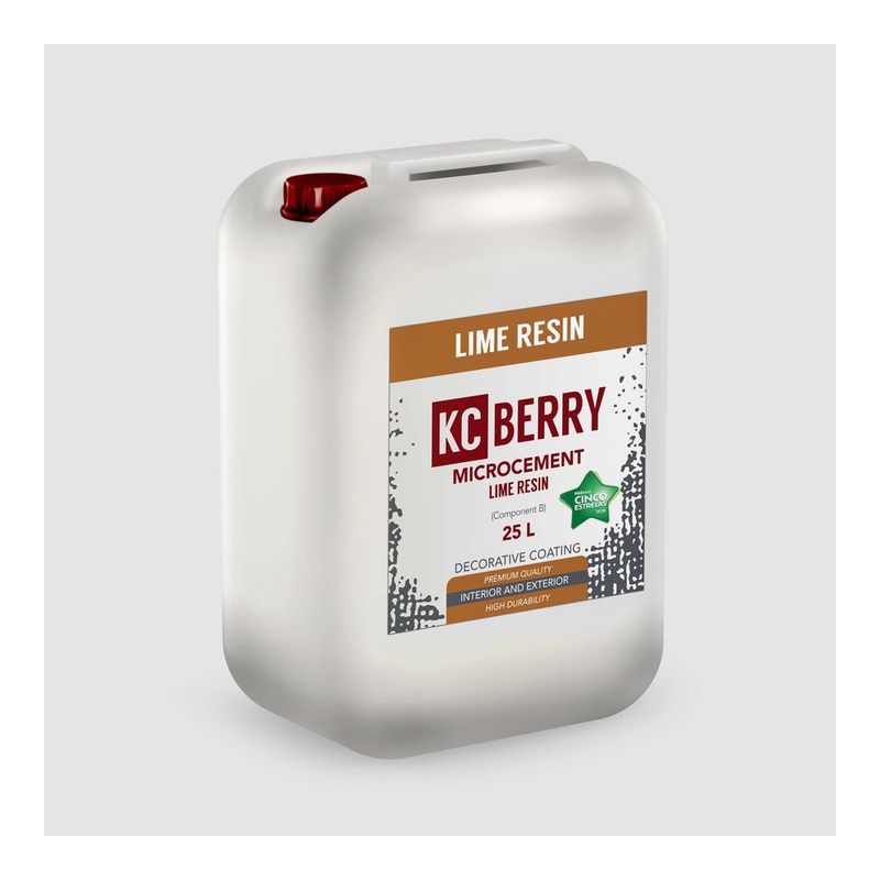 KCberry Lime Resin — natural binder additive for the PURE lime system, 5 kg jug