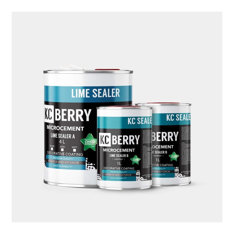 KCberry Lime Sealer — breathable protective top coat for lime microcement