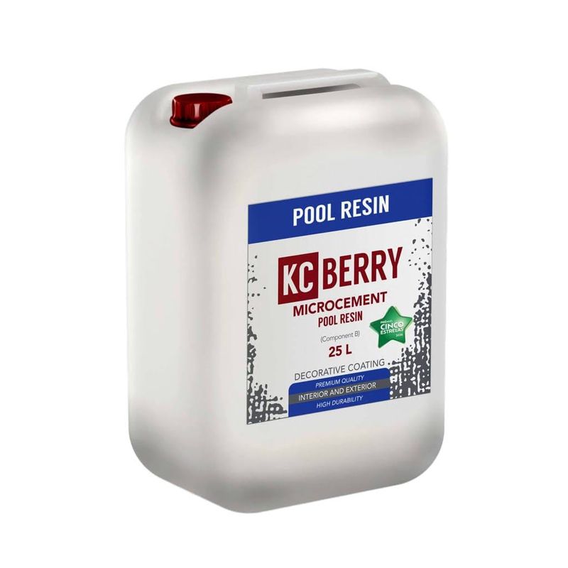 KCBerry Pool Resin — liquid mixing component for the Poolciment system, 25 L container