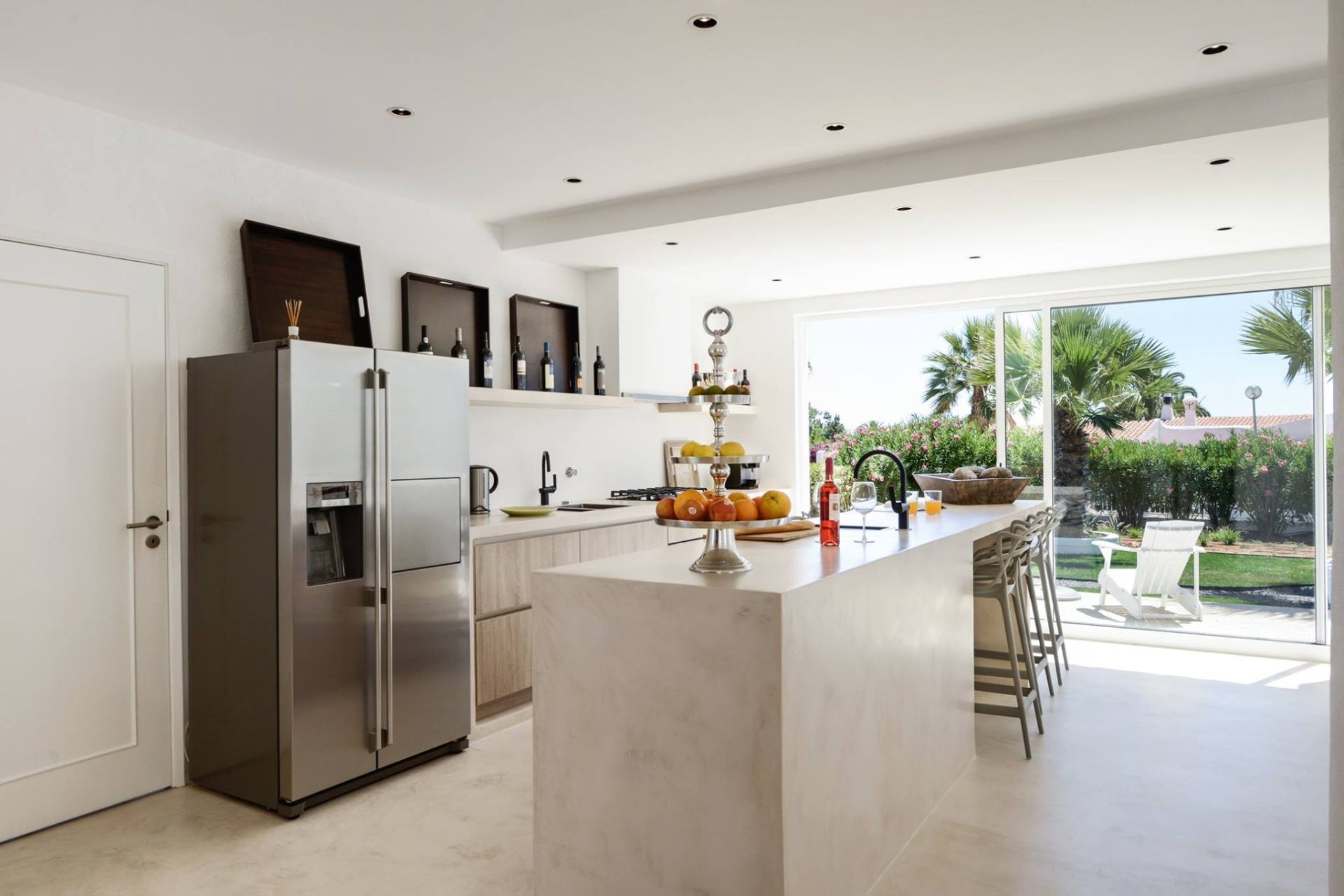 Microcement kitchen island by KCBerry