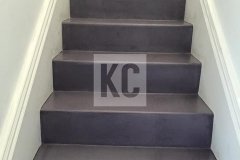 microcement stairs